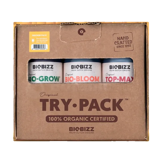 BIOBIZZ TRY-PAC INDOOR [GROW/BLOOM/T.MAX]