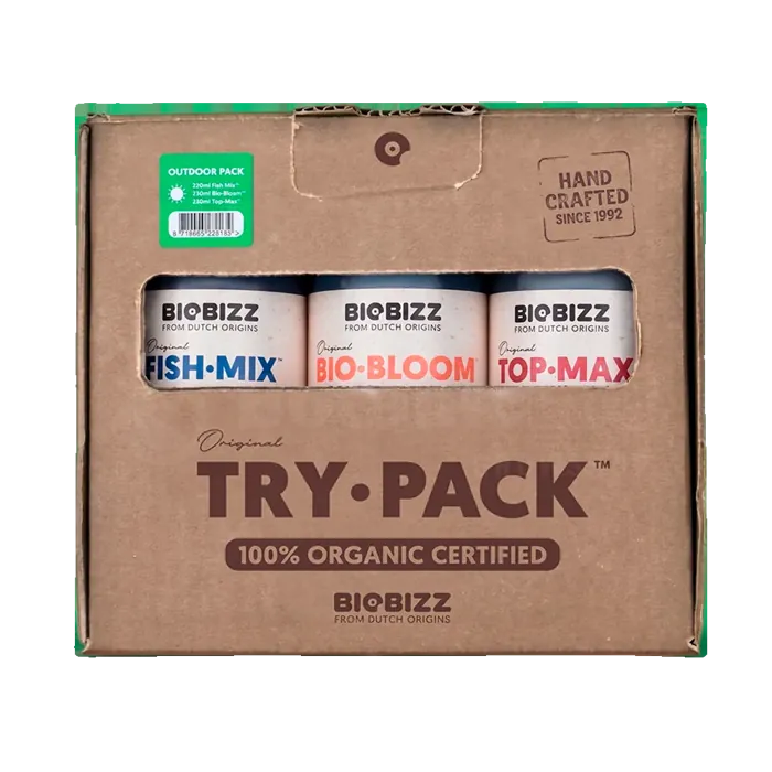 BIOBIZZ TRY-PAC OUTDOOR [FISH-M/BLOOM/T.MAX]