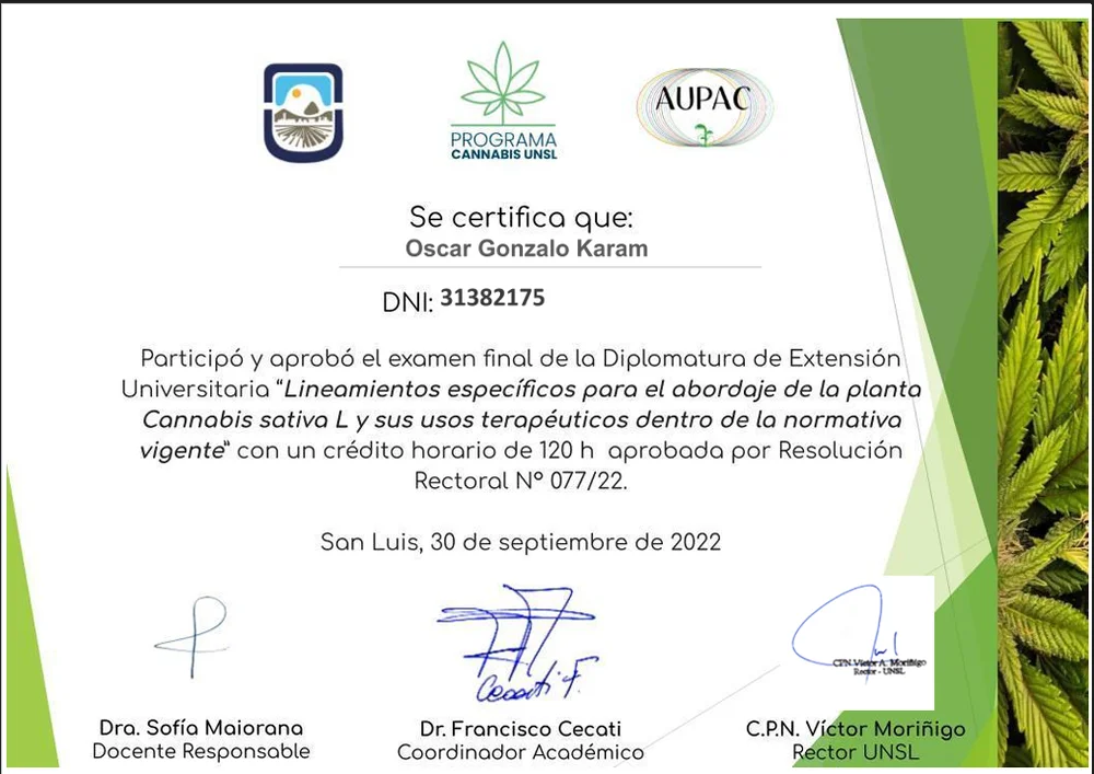 Diplomatura universitaria del Dr. Karam